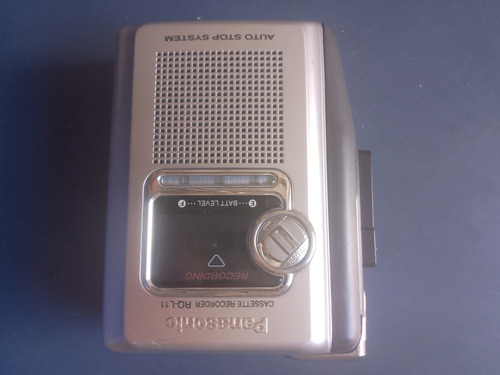 Míni Gravador Cassete Panasonic Rq 11