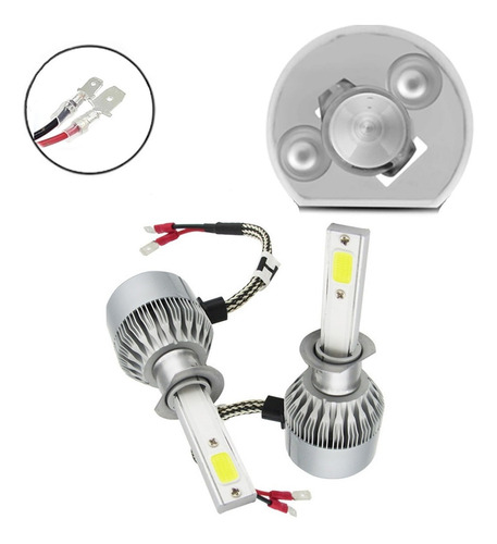 1 Par Lampada Led Automotiva H1 H4 H7 H11 Xenon 8200 Lumens