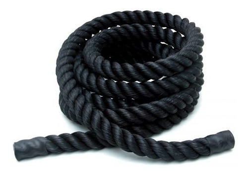 Corda Naval Rope Cross Training 34mm X 6mts Preto Funcional