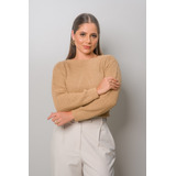 Blusa Cropped Fang Basico Tricot Inverno