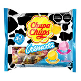 Chupa Chups Paleta Yogurt De Fresa Y Mango 40 Pz