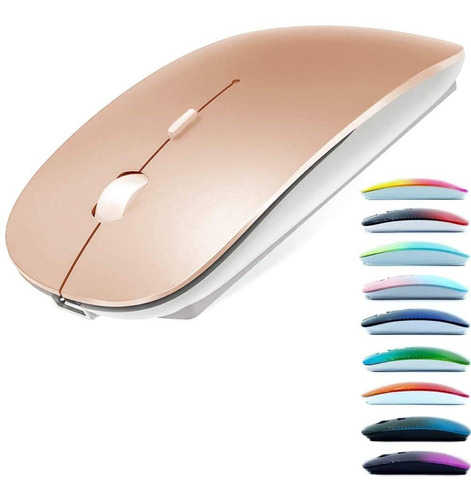 Mouse Inalambrico Recargable Para Pc / Macbook / iPad / I...