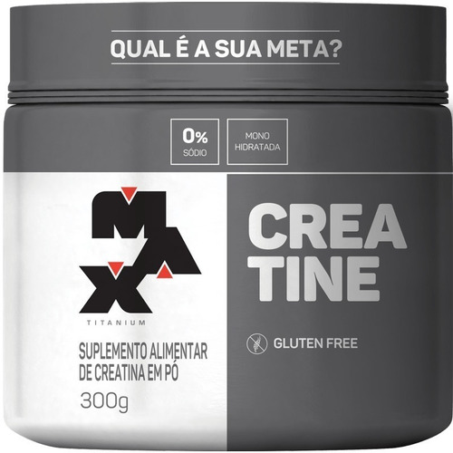 Creatina 300g Pote - Max Titanium