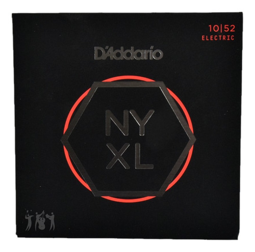 Encordado Guitarra Electrica Daddario Nyxl 10-52 D'addario