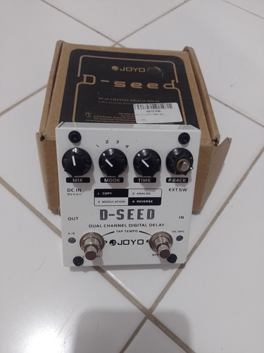 Pedal Digital Delay Joyo D Seed Para Guitarra Violão 