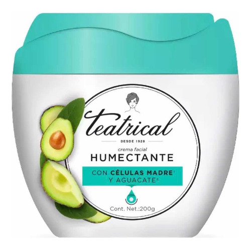 Teatrical Crema Humectante Células Madres Aguacate 200 Gr