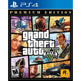 Gta V Premium Edition Ps4 Mídia Física Completo Lacrado