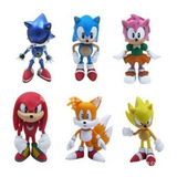 6 Miniaturas De Mega Drive Sonic The Hedgehog/werehog Tails