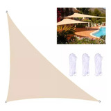 Pantalla De Sombreado Triangular Al 95% Para Jardín De 3 X 3