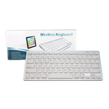 Teclado Bluetooth Wireless Keyboard Mac Pc Tablet Cel