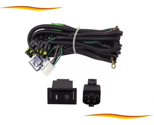 Kit Cableado Ramal Instalacion Neblineros Led Con Boton