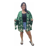 Farm - Kimono Peixinhos Verde - Novo Com Tags