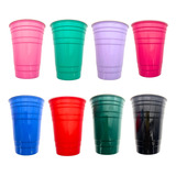 Vaso Americano Reutilizable Plástico 400 Ml Fiesta Previa Pf