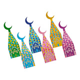 6x Eid Ramadan Candy Box Caja De Regalo De Ligera Multicolor