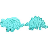 Molde Galletas Fósiles Dinosaurio Fondant Cortadores  