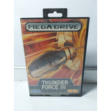 Fita Mega Drive Thunder Force 3 Com Caixa E Encarte Original