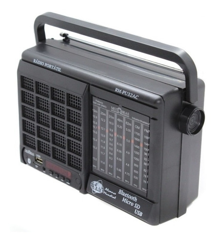 Radio Motobras 8 Faixas - Fm/am/oc1-5/usb/bluetooth