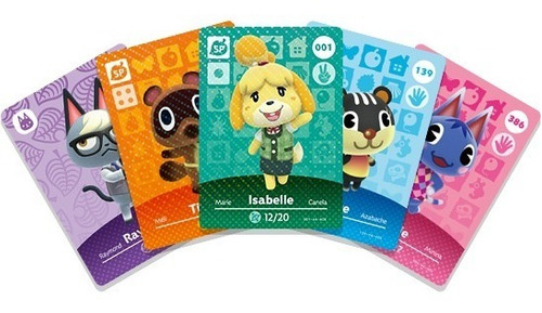 16 Cartões Amiibo - Animal Crossing
