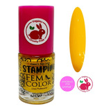 Esmalte Para Stamping Deco Nails Amarillo Fem Color Lefemme