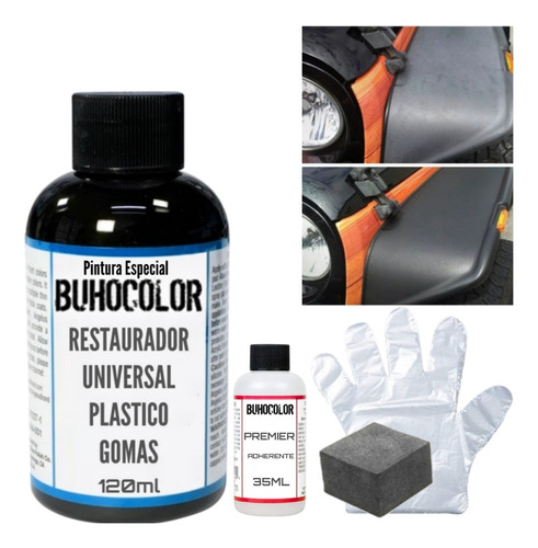 Kit Restaurador De Plasticos Gastados Por La Accion Del Sol