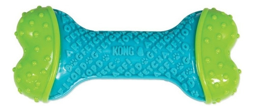 Hueso Corestrength Limpieza Chico Med Juguete Perro Kong Color Azul/verde