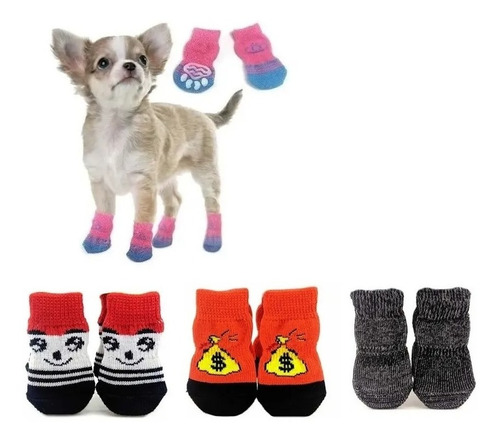 Medias Para Perros Talla S, Antideslizante X1