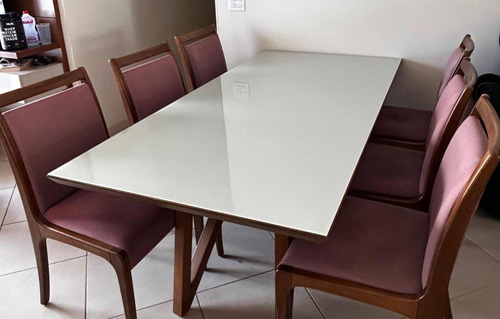 Conjunto Mesa Sala De Jantar - 6 Lugares