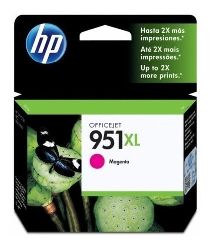 Hp Cartucho Tinta #951xl Magenta Cn047al, 1500 Pag