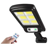 Luminária Solar Refletor Poste Super Potente Led 12h 72cob