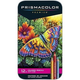 Paquete De 12 Lápices De Colores Prismacolor Núcleo Blando