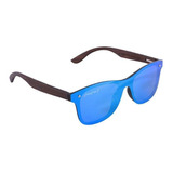 Gafas Con Brazos De Bambú, Mxlbp-005, Blue, Polarizado+uv40