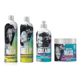 Kit Soul Power Shampoo+condicionador+máscara+ Creme Styling