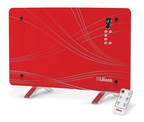 Panel Calefactor Eléctrico Liliana Ppv510 Rojo Y Gris