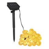 Serie De Luces Led 22m 200 Foco Decorativo Luz Solar