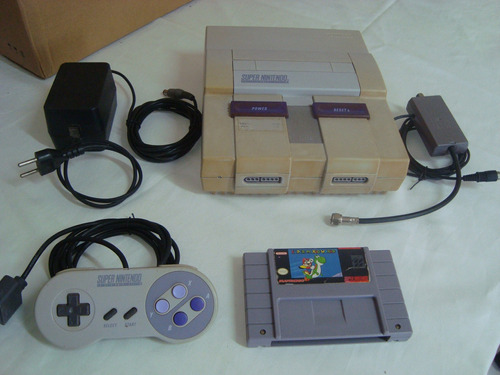 Super Nintendo Completo Com Tudo Original Playtronic