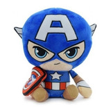 Capitan America Muñeco Peluche 15 Cm Int Mv027 Marvel Phiphi