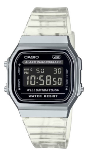 Reloj Casio Vintage Digital A168xes-1b Agente Oficial
