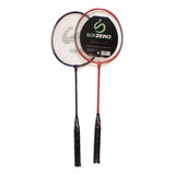 Set Badminton Sixzero 2 Raquetas + 2 Plumas + Bolso
