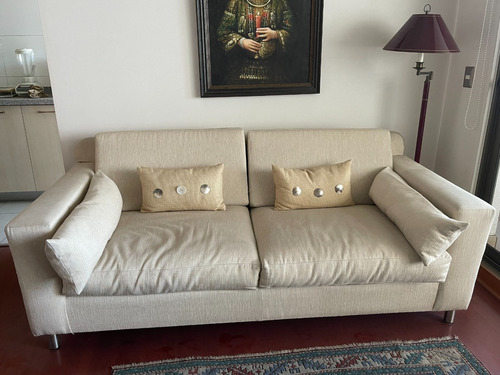 Sofa De Tres Cuerpos Color Crudo