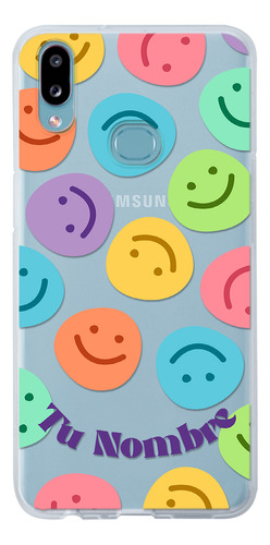 Funda Para Galaxy Para Mujer Caritas Felices Tu Nombre