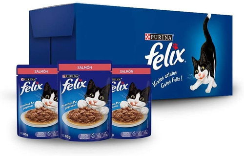 Felix Sobres Mix Varios Sabores Para Gato 60pzs