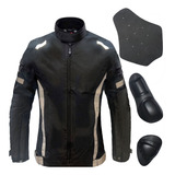 Campera Moto Cordura Con Protecciones - Jeans710