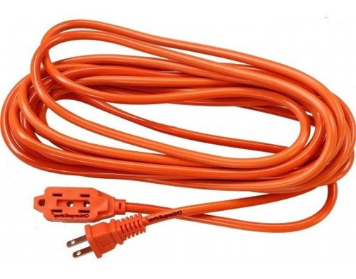 Extensión Eléctrica 6 Metros Naranjada Color Naranja