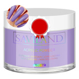 Saviland Uñas Acrílica Morado 30g, Polvo Acrílico