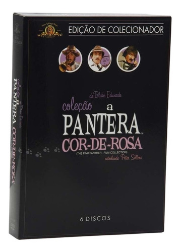 Box Coleção A Pantera Cor De Rosa Filme Peter Sellers 6 Dvds