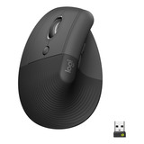 Mouse Logitech Lift Inalámbrico Ergo M575 Sensor Óptico Color Gracfito