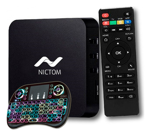 Smart Tv Box Android Mini Pc Nictom 2gb Ram 16gb Rom Último