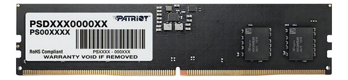 Memoria 8 Gb 5600u Ddr5 Signature Series Patriot Psd58g56004