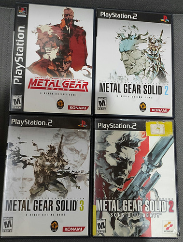 Metal Gear Solid - Coleccion 4 Juegos Ps2