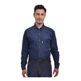 Camisa Casual De Mezclilla 8oz Industrial Trabajo P/soldador